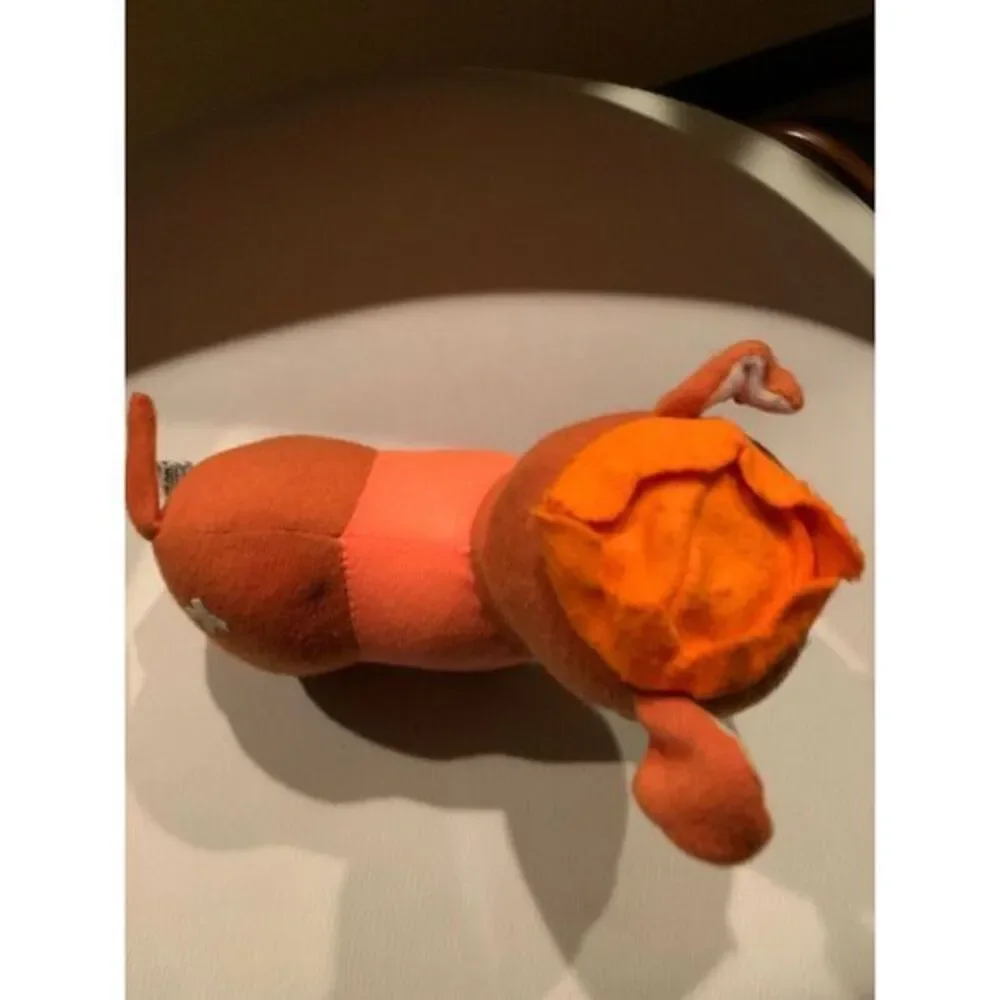 Vintage Dakin Dream Pets Orange Boxer Dog with a hat 1976‎